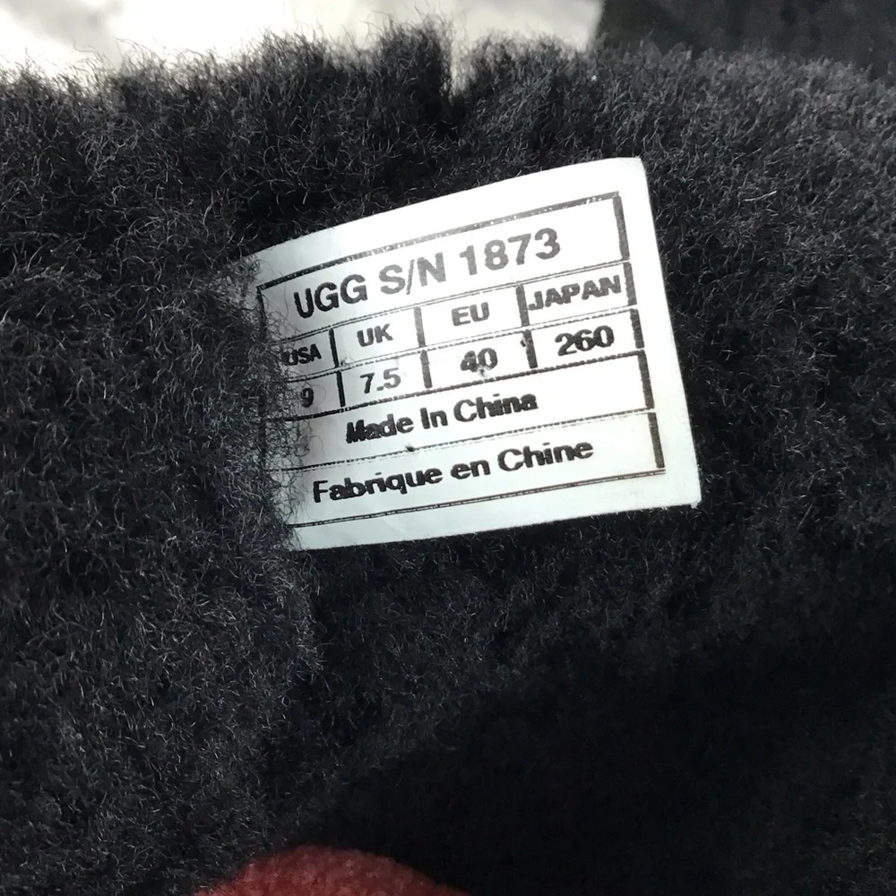 UGG Women's Tall Black‎ Buttoned Winter Boots